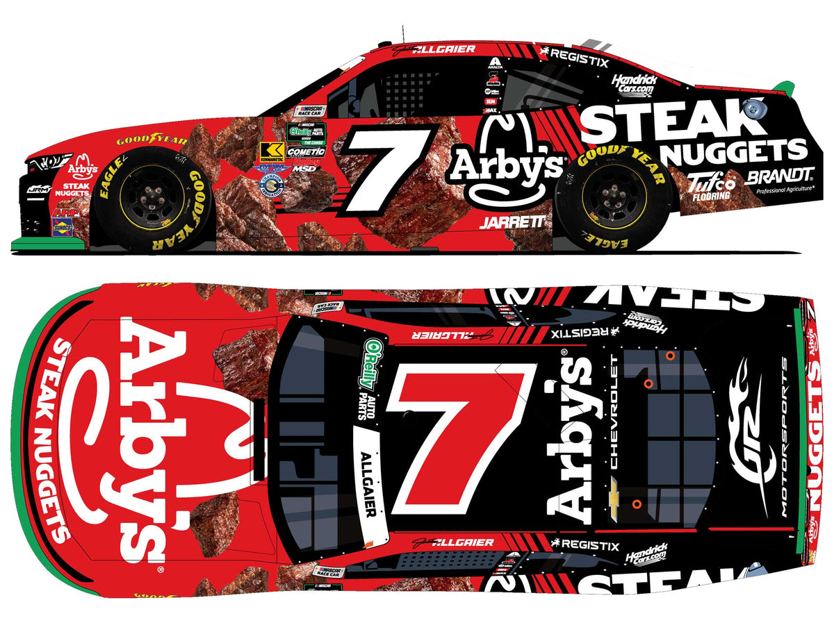 Justin Allgaier 2026 - #7 Arby’s Steak Nuggets - 1:24 ARC Diecast