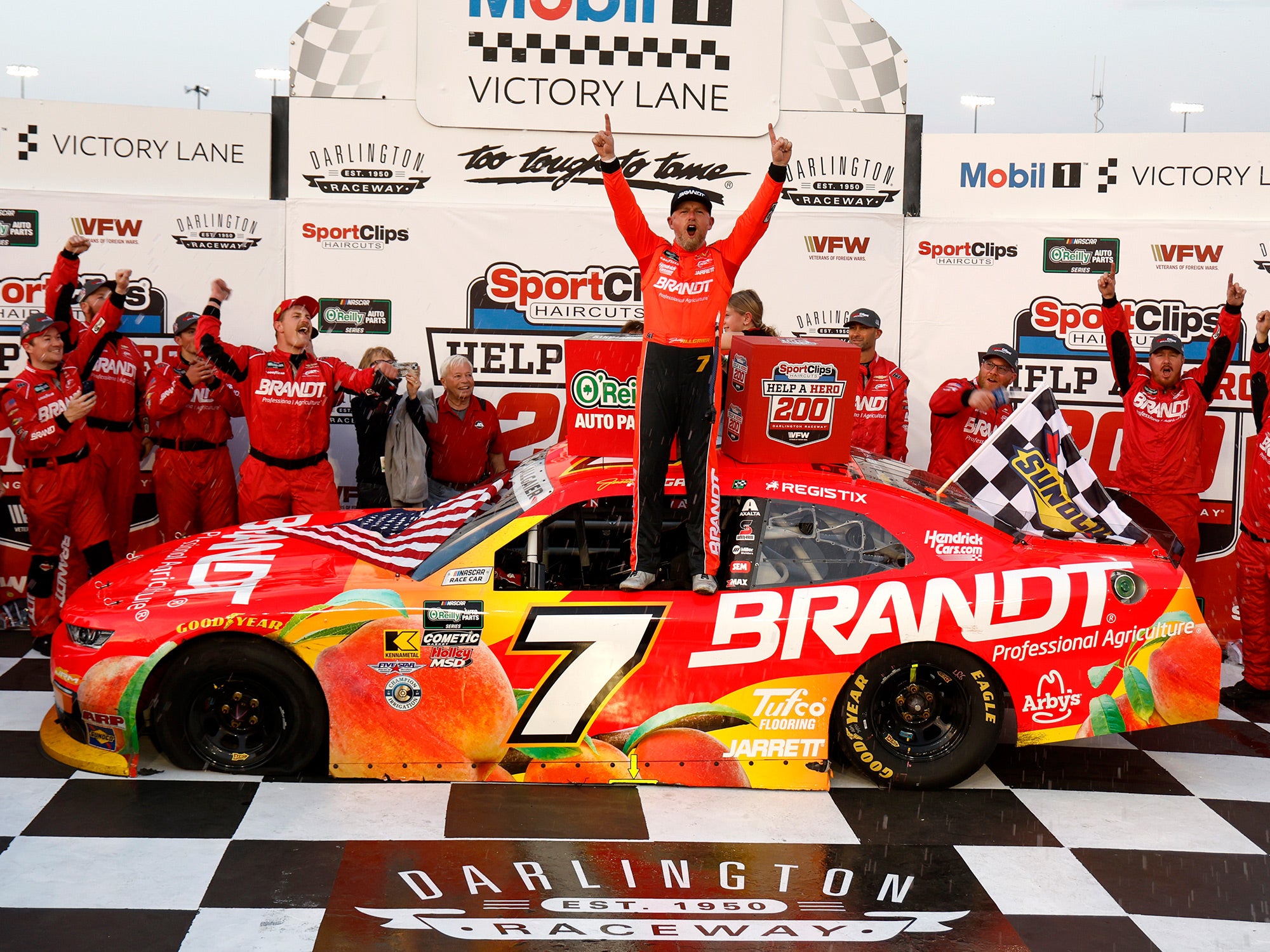 Justin Allgaier 2026 - #7 BRANDT (Darlington Raced Win) - 1:24 ARC Aut ...