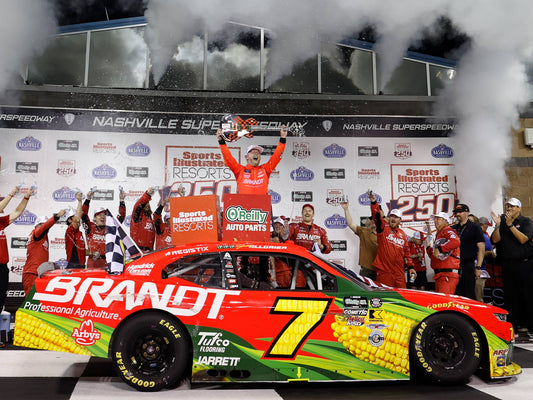 Justin Allgaier 2026 - #7 BRANDT (Nashville Raced Win) - 1:64 ARC Diecast