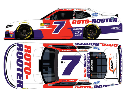 Justin Allgaier 2026 - #7 Roto-Rooter - 1:64 ARC Diecast