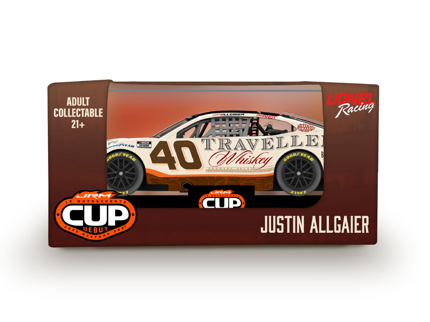 Justin Allgaier 2025 - #40 Traveller Whiskey - 1:64 ARC Diecast