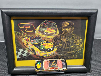 1998 Dale Earnhardt Bass Pro Shop 1:64 with Framed Art