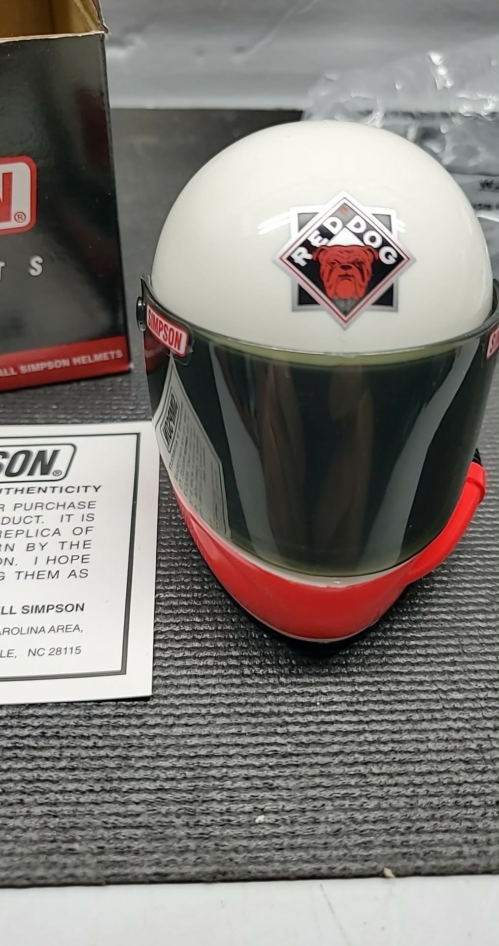 Simpson Mini Helmet Red Dog Limited First Edition