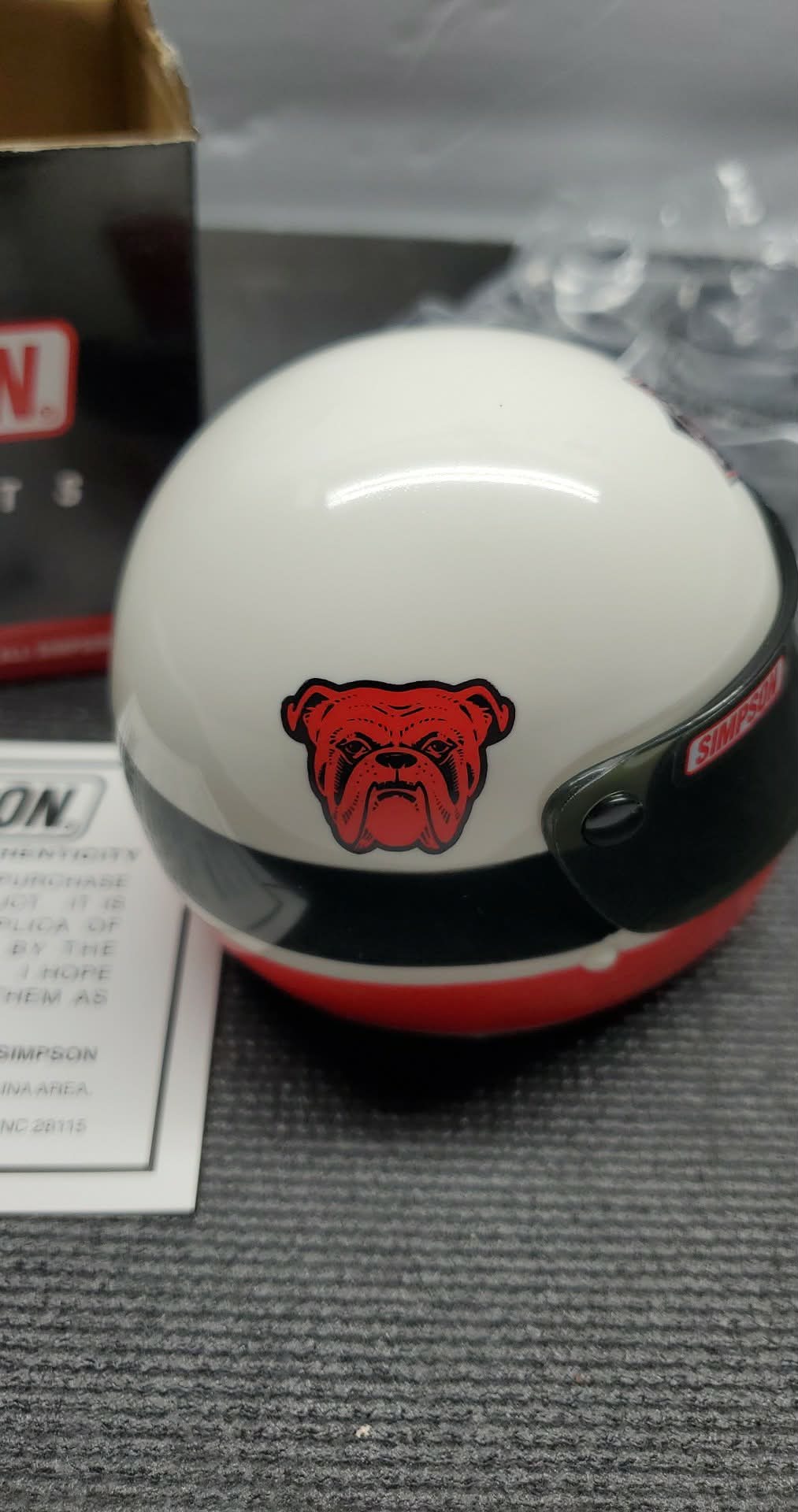 Simpson Mini Helmet Red Dog Limited First Edition