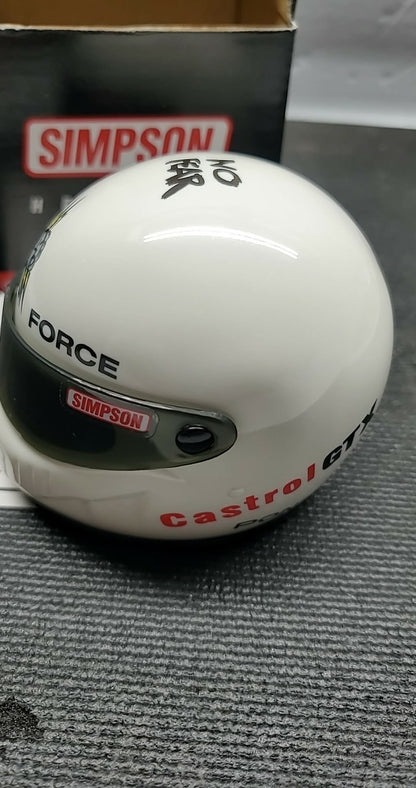 Simpson Mini Helmet John Force/Castrol GTX/Mac Tool NO FEAR Limited First Edition
