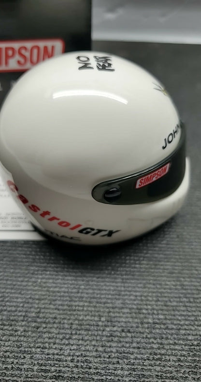 Simpson Mini Helmet John Force/Castrol GTX/Mac Tool NO FEAR Limited First Edition