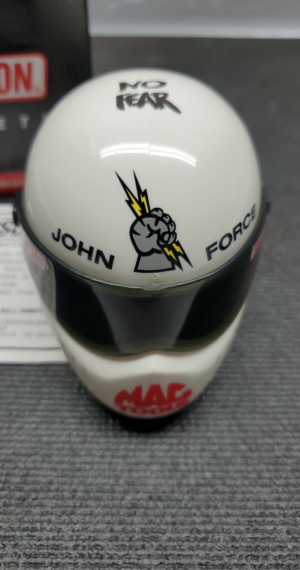 Simpson Mini Helmet John Force/Castrol GTX/Mac Tool NO FEAR Limited First Edition