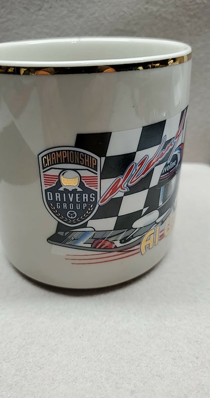 Drivers Group Championship Al Unser Jr Coffee Mug & Shot Glass
