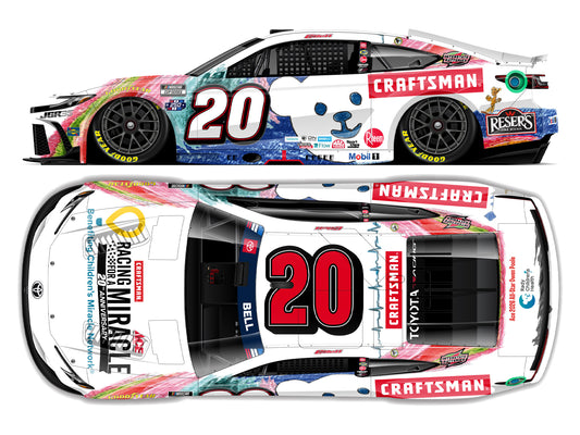 Christopher Bell 2026 - #20 CRAFTSMAN Racing for a Miracle - 1:64 ARC Diecast