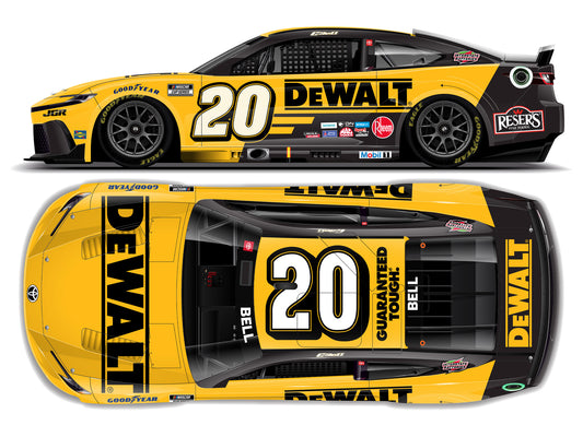 Christopher Bell 2025 - #20 DEWALT - 1:24 ELITE Diecast