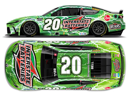 Christopher Bell 2025 - #20 Interstate Batteries - 1:24 ARC Diecast