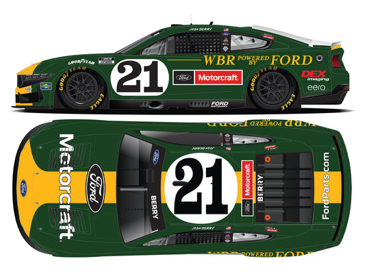 Josh Berry 2025 - #21 Motorcraft (Throwback) - 1:24 ARC Diecast