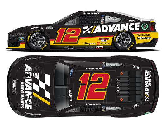 Ryan Blaney 2024 - #12 Advance Auto Parts - 1:24 ELITE Diecast