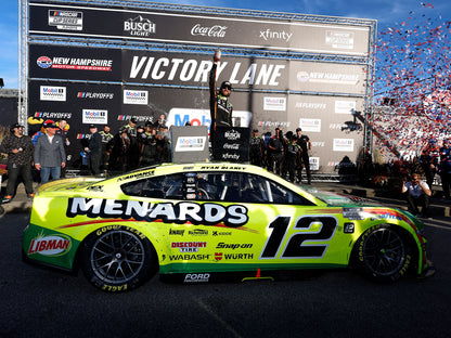 Ryan Blaney 2025 - #12 Menards / Libman (New Hampshire Raced Win) - 1:64 ARC Diecast