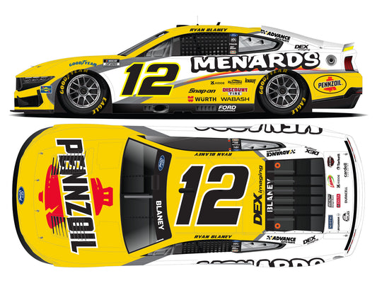Ryan Blaney 2025 - #12 Pennzoil - 1:24 ELITE Diecast