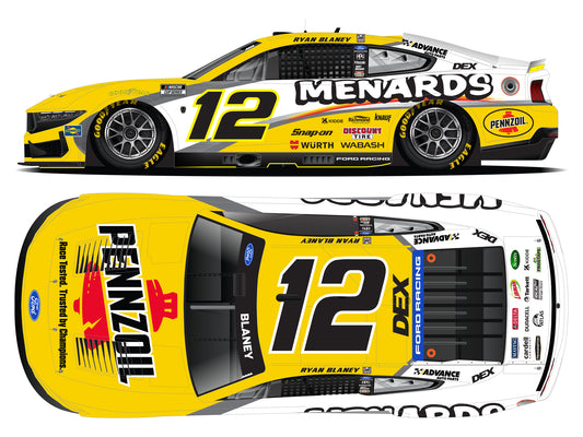 Ryan Blaney 2026 - #12 Menards Pennzoil - 1:64 ARC Diecast