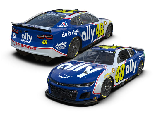 Alex Bowman 2024 - #48 Ally (Throwback) - 1:24 ELITE Diecast