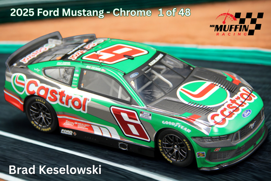 Brad Keselowski 2025 - #6 Castrol - 1:24 ARC Chrome Diecast