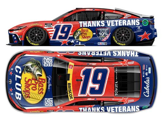 Chase Briscoe 2026 - #10 Bass Pro Shops Thanks Veterans - 1:64 ARC Diecast