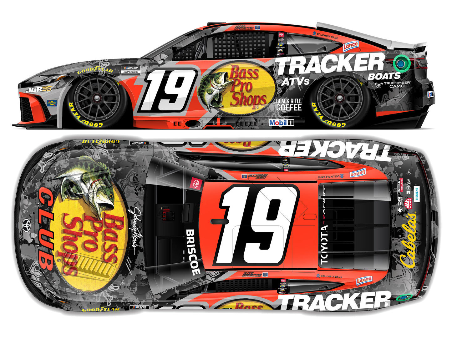 Chase Briscoe 2026 - #19 Bass Pro Shops - 1:64 ARC Diecast