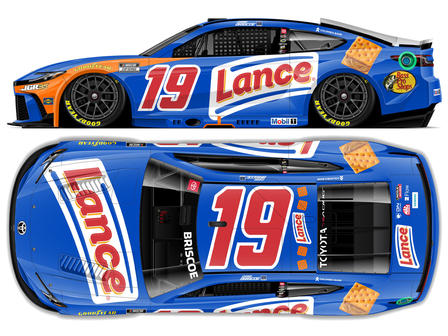 Chase Briscoe 2026 - #19 Lance - 1:24 ARC Diecast