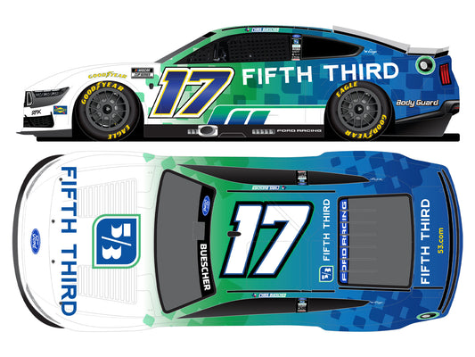 Chris Buescher 2026 - #17 Fifth Third Bank - 1:24 ARC Autographed Diecast