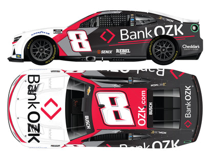 Kyle Busch 2025 - #8 Bank OZK - 1:24 ELITE Diecast