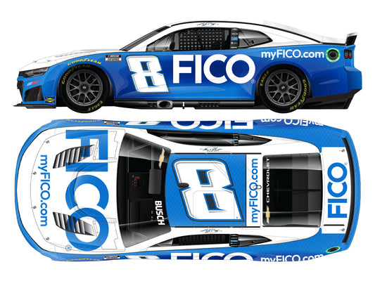 Kyle Busch 2026 - #8 FICO - 1:24 ELITE Diecast
