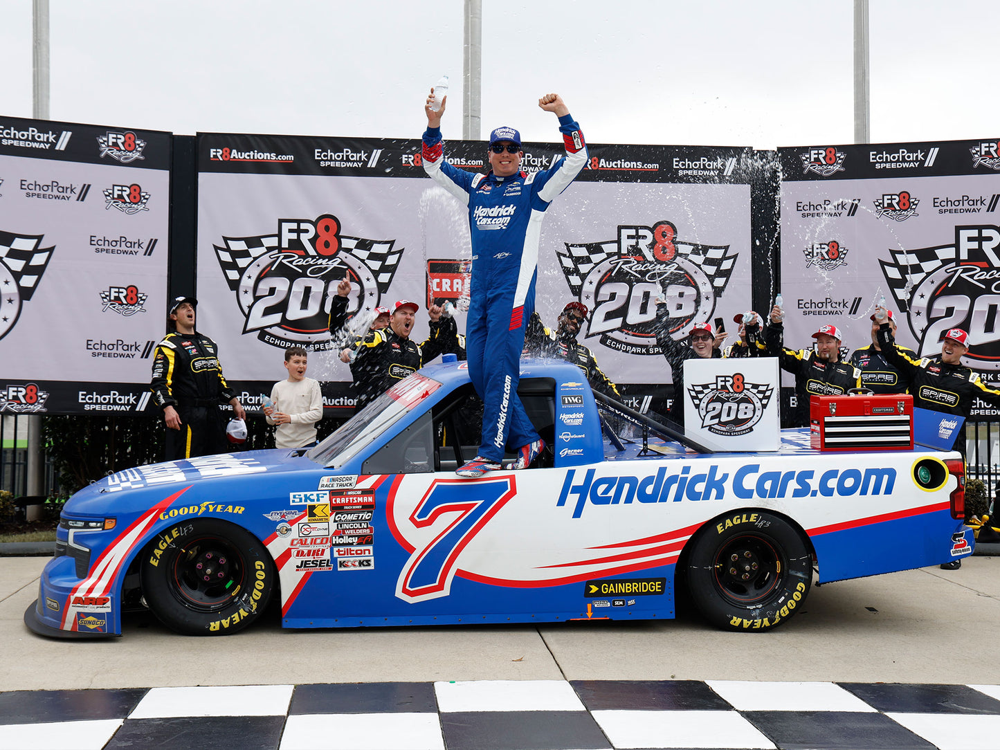 Kyle Busch 2026 - #7 HendrickCars (EchoPark Raced Win) - 1:64 ARC Diecast