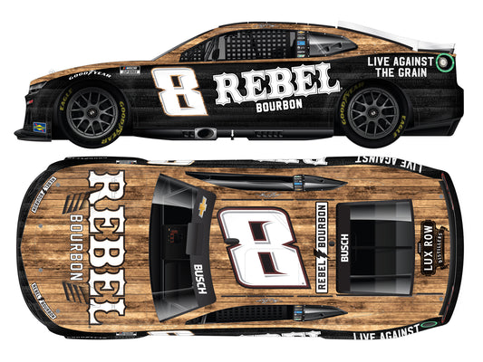 Kyle Busch 2025 - #8 Rebel Bourbon - 1:24 ELITE Diecast