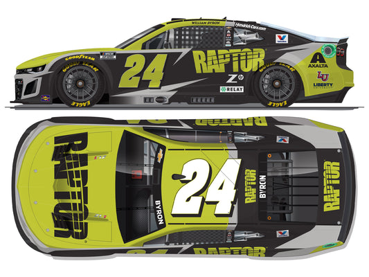 William Byron 2025 - #24 RAPTOR - 1:64 ARC Diecast