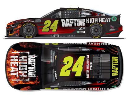 William Byron 2024 - #24 RAPTOR High Heat - 1:64 ARC Diecast