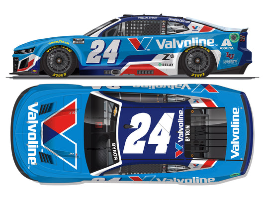 William Byron 2025 - #24 Valvoline - 1:24 ARC Chrome Diecast