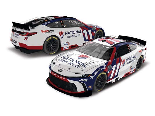 Denny Hamlin 2025 - #11 National Debt Relief - 1:24 ELITE Diecast