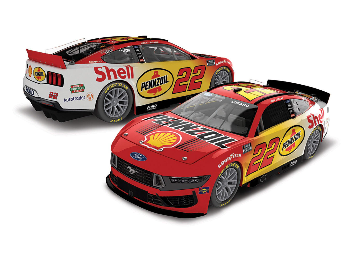 Joey Logano 2025 - #22 Shell-Pennzoil Special - 1:24 ELITE Diecast