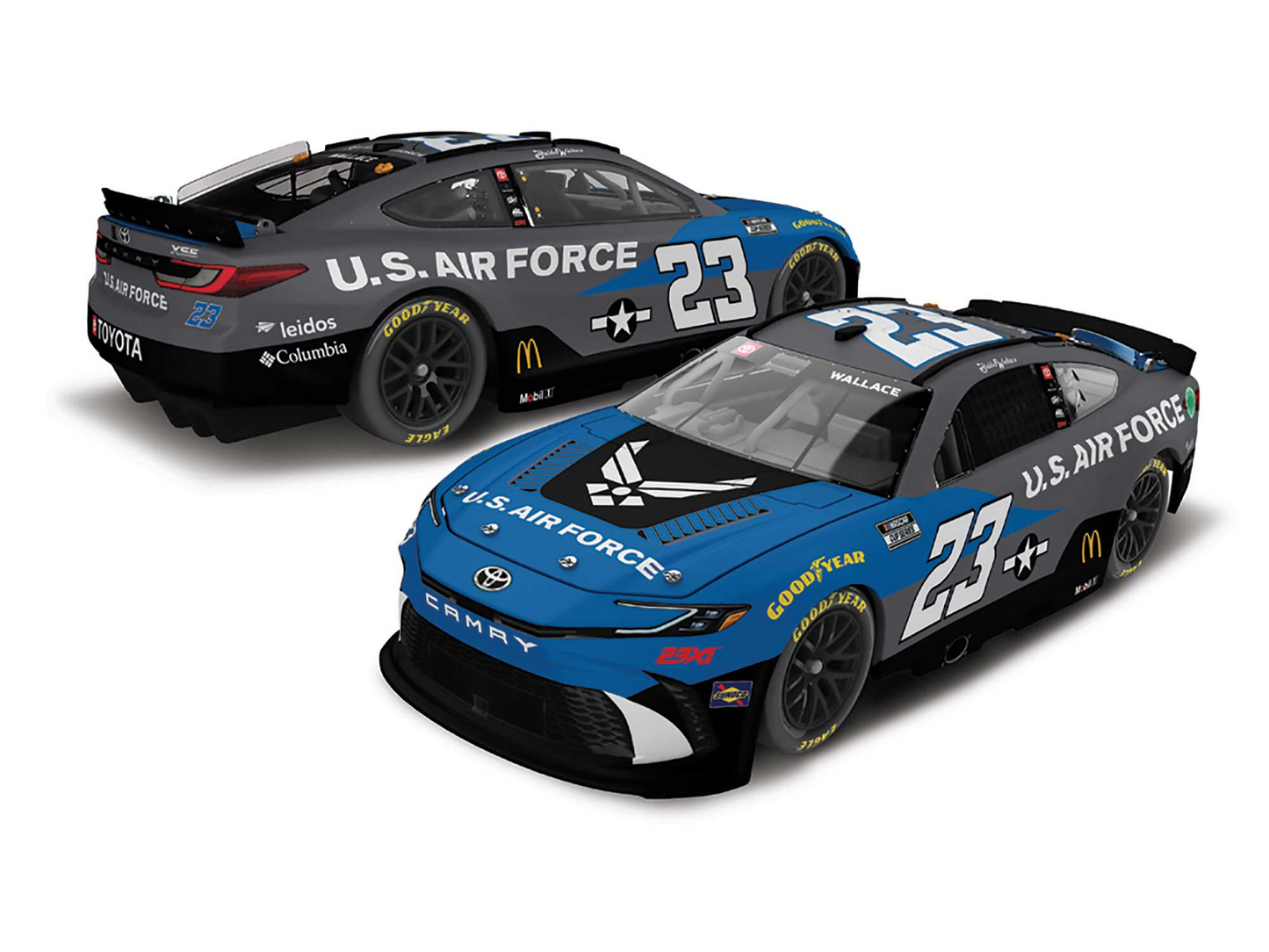 Bubba Wallace 2024 - #23 U.S. Air Force - 1:24 ELITE Diecast