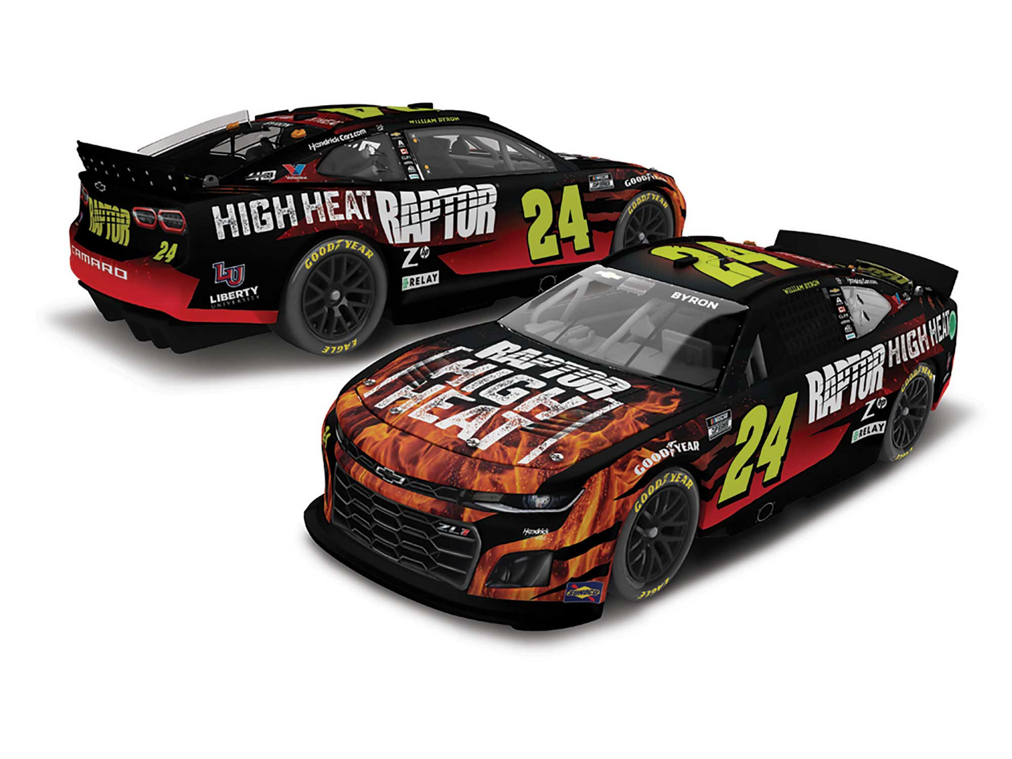 William Byron 2024 - #24 RAPTOR High Heat - 1:64 ARC Diecast