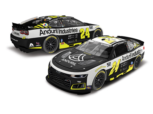 William Byron 2026 - #24 Anduril Industries - 1:24 ARC Chrome Diecast