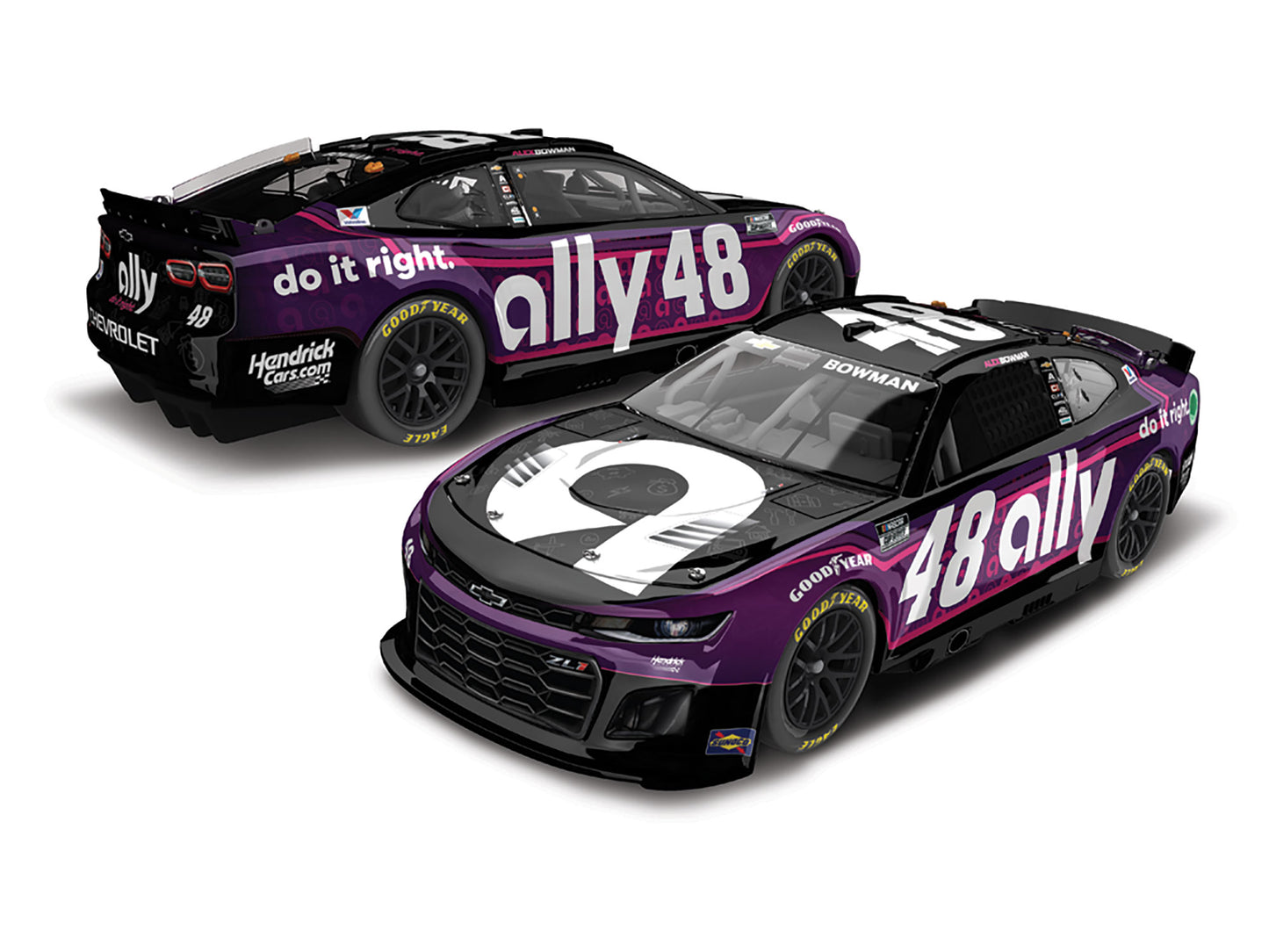 Alex Bowman 2025 - #48 Ally - 1:24 ARC Diecast