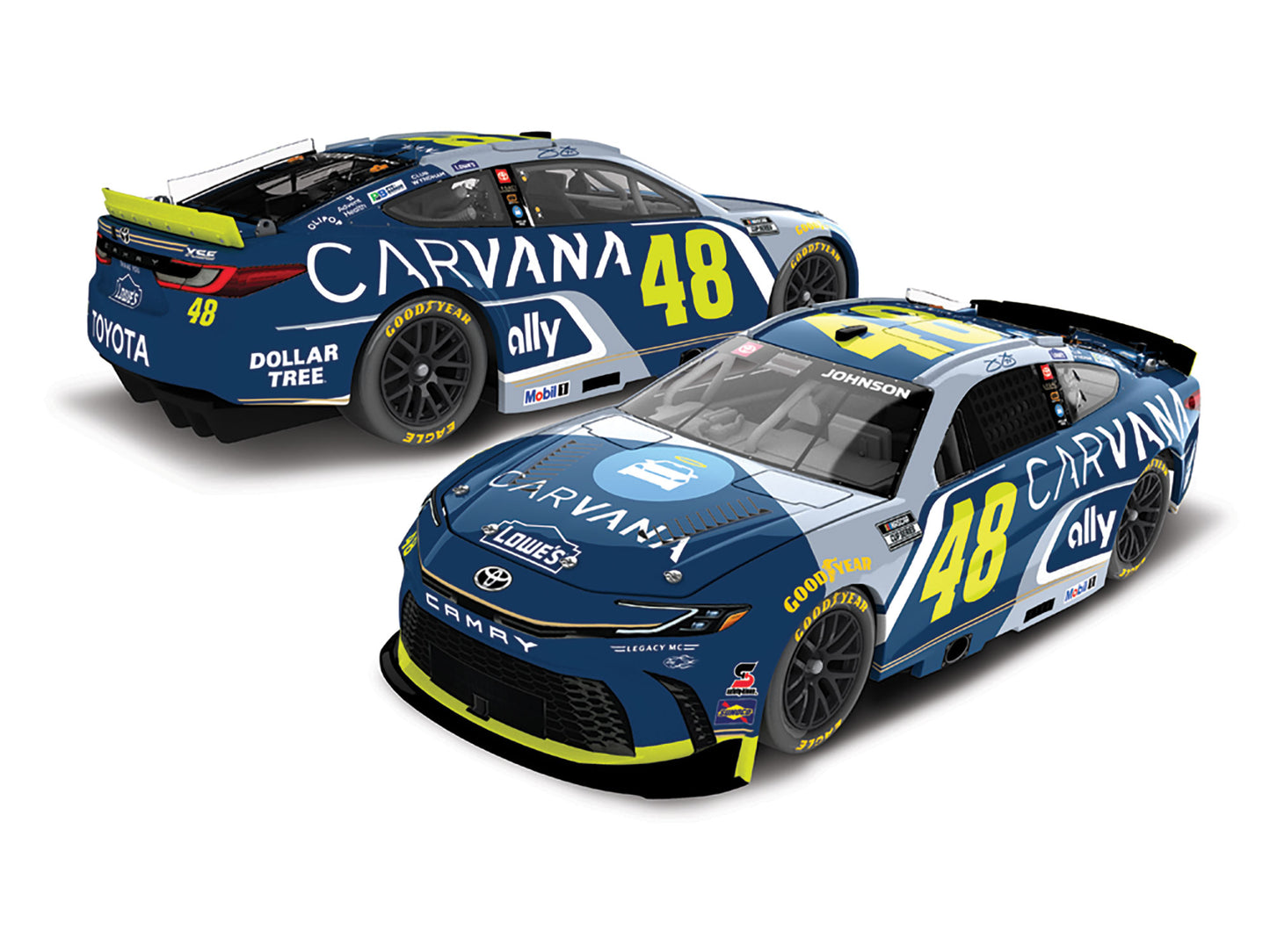 Jimmie Johnson 2026 - #48 Carvana / Lowe’s - 1:24 ELITE Diecast