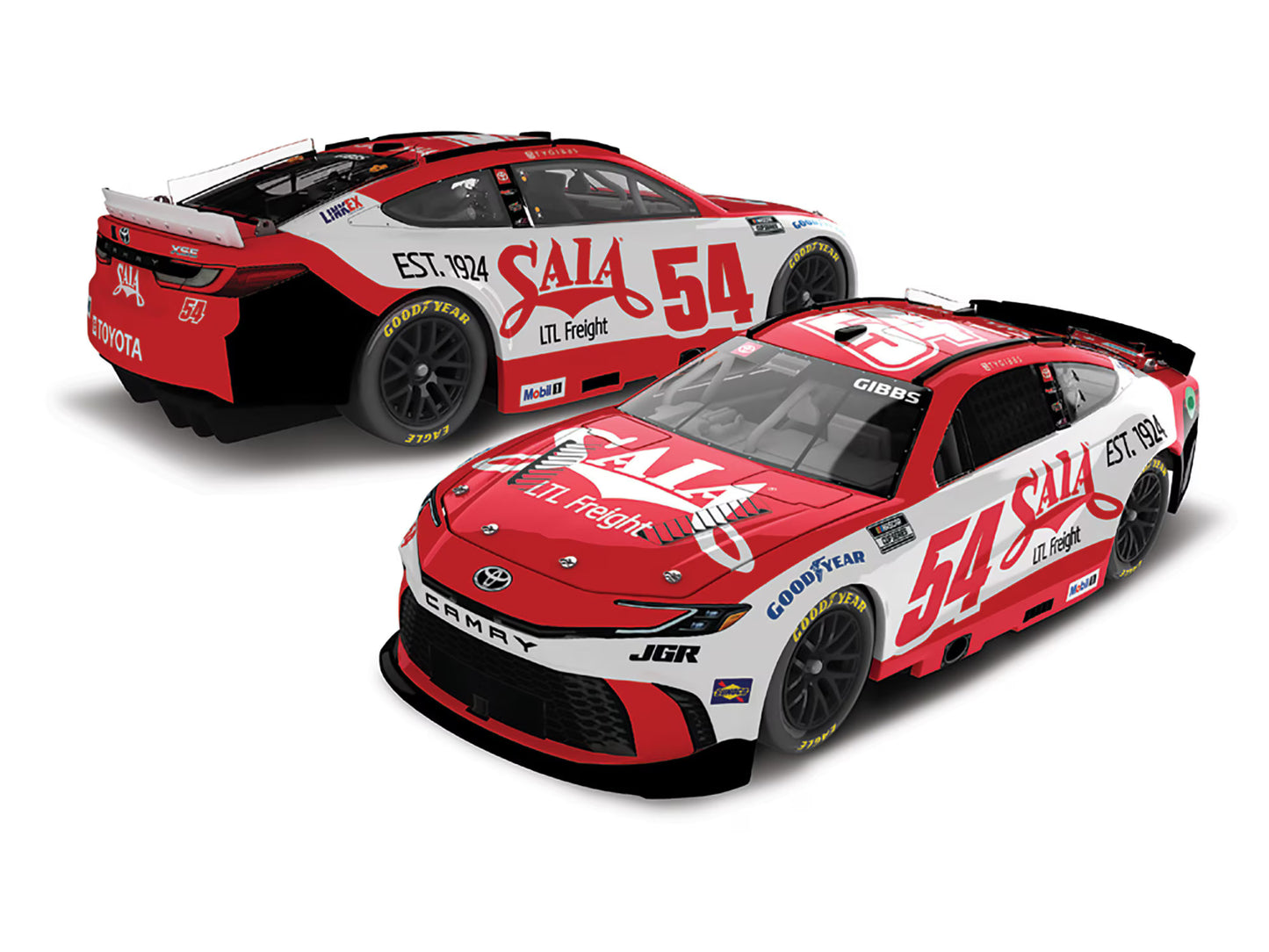 Ty Gibbs 2025 - #54 Saia LTL Freight - 1:24 ARC Diecast