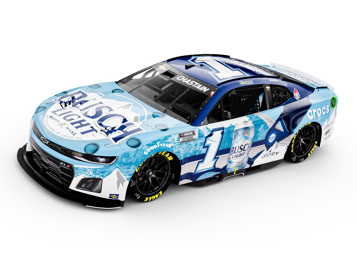 Ross Chastain 2024 - #1 Busch Light Crocs - 1:64 ARC Diecast