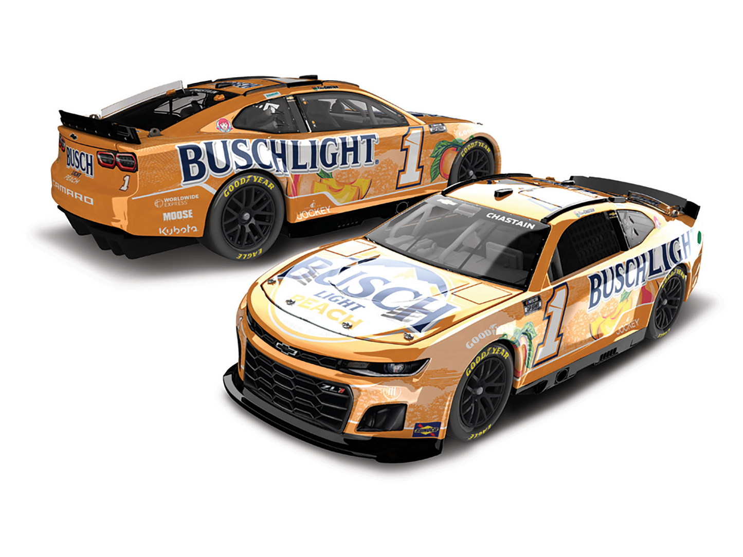 Ross Chastain 2024 - #1 Busch Light Peach - 1:64 ARC Diecast