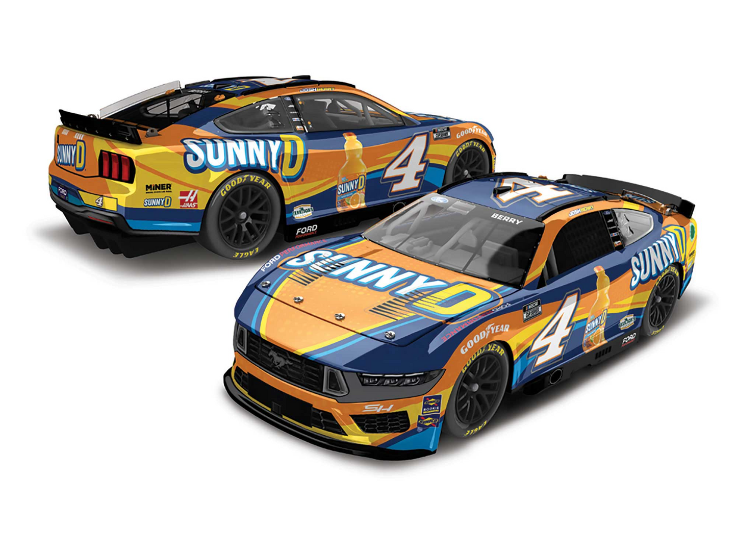 Josh Berry 2024 - #4 SUNNYD - 1:64 ARC Diecast