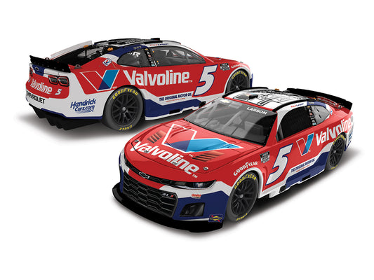 Kyle Larson 2025 - #5 Valvoline Champion - 1:24 ARC Chrome Diecast