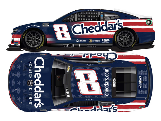 Kyle Busch 2024 - #8 Cheddar’s Salutes - 1:24 ARC Diecast