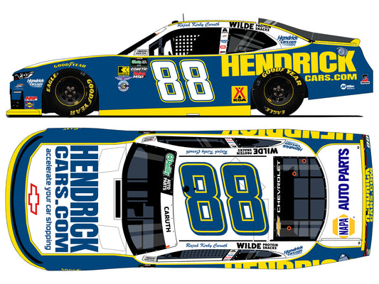 Rajah Caruth 2026 - #88 HendrickCars San Diego - 1:24 ARC Chrome Diecast