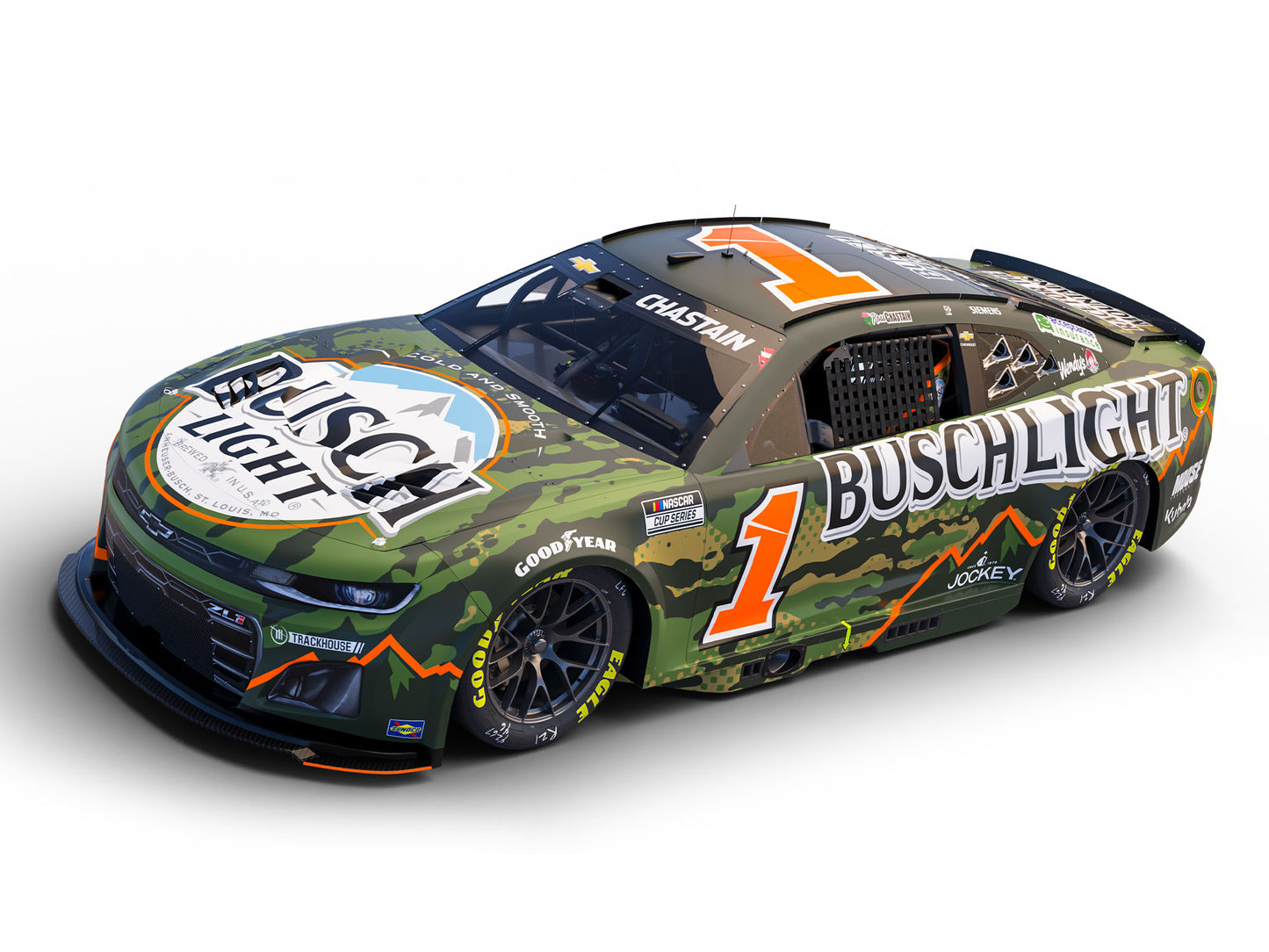 Ross Chastain 2025 - #1 Busch Light Camo - 1:24 ARC Diecast
