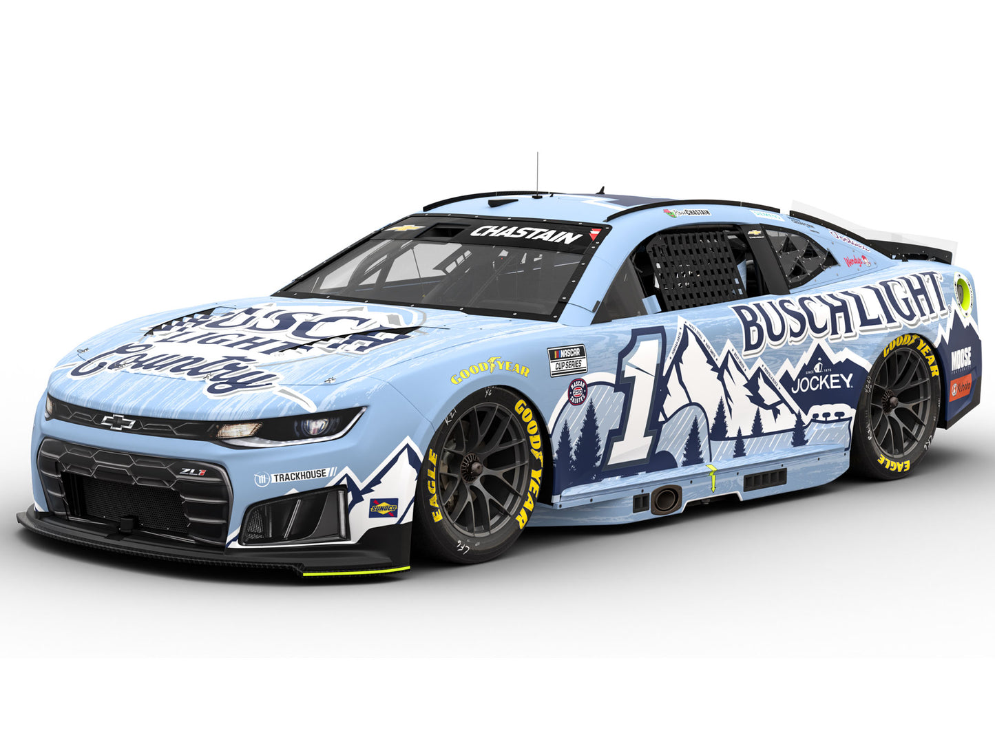 Ross Chastain  2026 - #1 Busch Light® Country  - 1:24 ARC Chrome Diecast