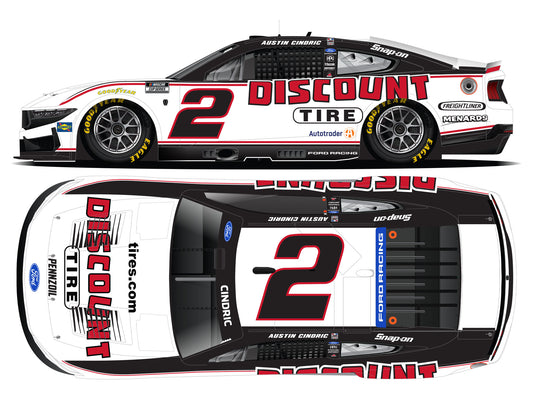 Austin Cindric 2026 - #2 Discount Tire - 1:64 ARC Diecast